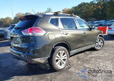 2016 Nissan Rogue Sv from USA, damaged, VIN KNMAT2MV6GP638672
